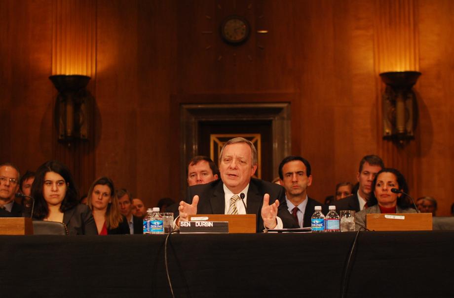 Durbin testifies before the Senate Foreign Relations Committee about his recent visit to Lithuania and Belarus. Chicago, Illinois has the one of the largest populations of Lithuanians outside of Lithuania.